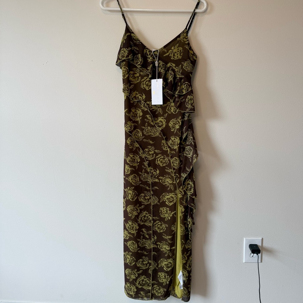 Caroline Constas midi dress NWT XS